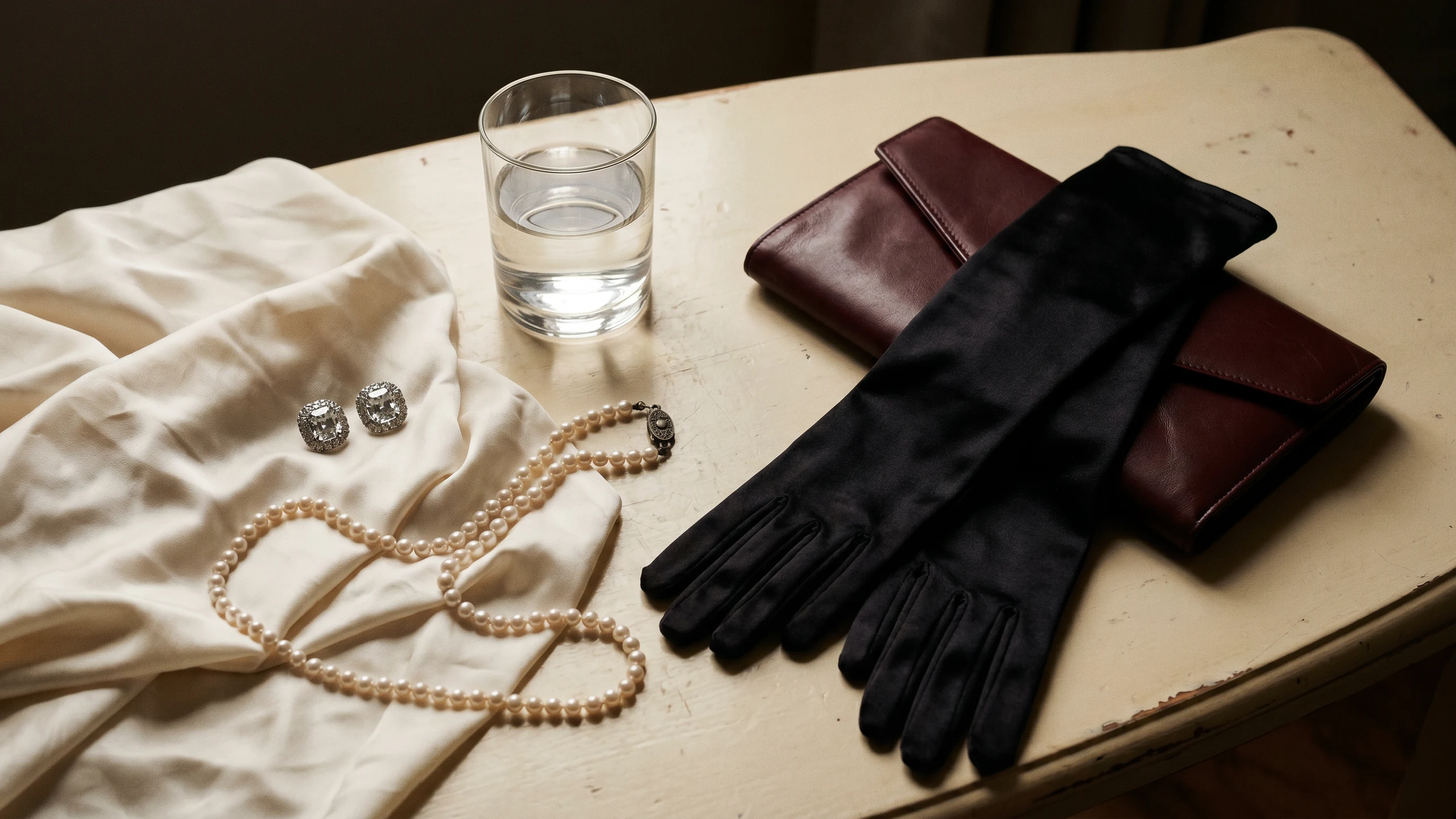 AI-generated tableau — surreal still-life close. WEEKENDS Content+.